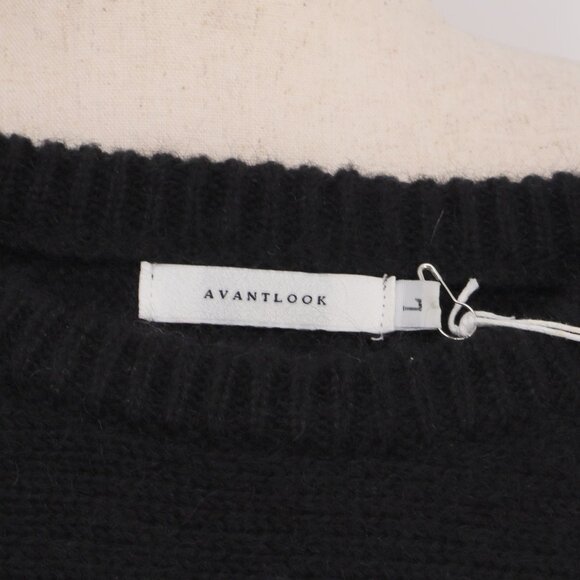 NWT AVANTLOOK Chevron Crewneck Pullover Sweater Size L - Picture 5 of 8